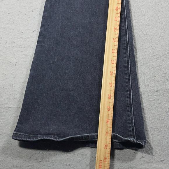 Hudson Jeans Women Size 25 Holly Flare Mid Rise Dark Wash Stretch Denim Disco - Picture 5 of 12